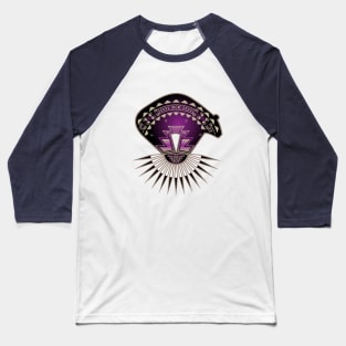 Three Bears "Purple" Baseball T-Shirt